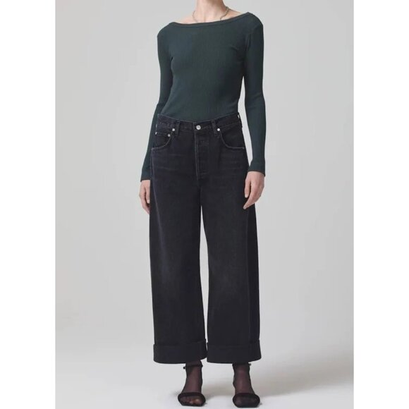 Citizens of Humanity Franchette Top for Women, Size XL, Green - New With Tag - Picture 8 of 9